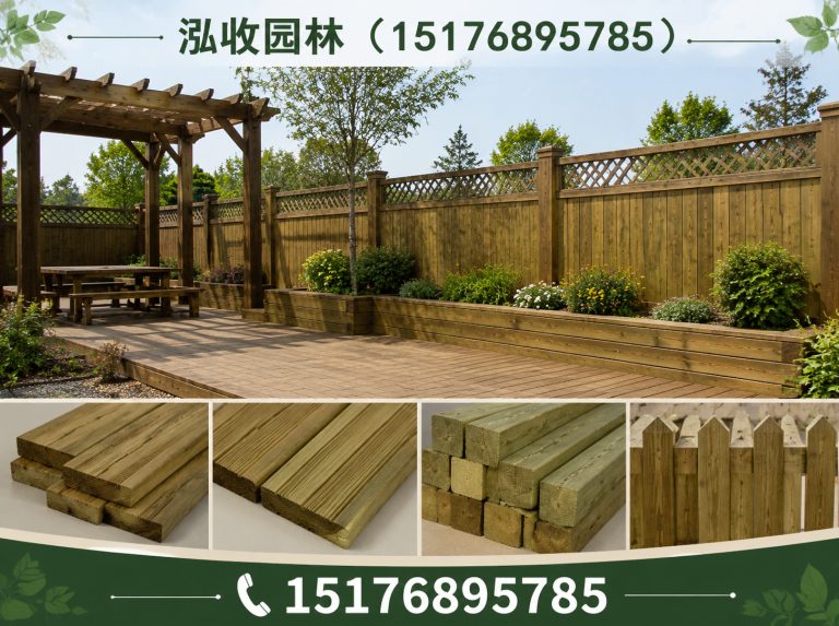 榆林防腐木展示图